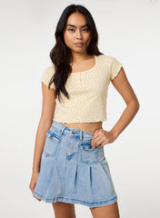 Ditsy Print T-Shirt