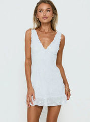 Feeling Alive Tie Back Mini Dress Blue