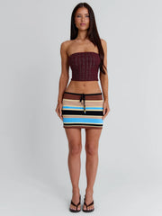 THERESA TOP BURGUNDY