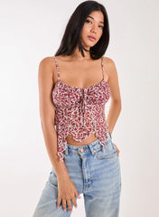 Butterfly Ditsy Cami Top