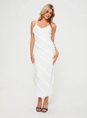 Lars Maxi Dress White
