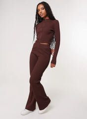 Zip Up Ribbed Set