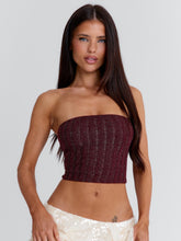 THERESA TOP BURGUNDY