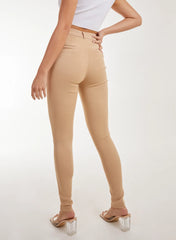 Slim Fit Seam Detail Trousers
