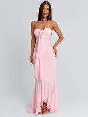 BELLA MAXI DRESS LIGHT PINK