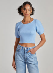 Scoop Neck Knit Crop Top