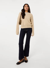 Waffle Knit Crop Jumper