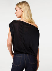Off Shoulder Slinky Band Top