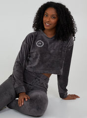 Pink Vanilla Long Sleeve Cropped Jumper