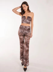 Leopard Lace Flares