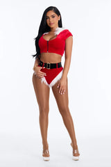 Holiday Vixen 3 Piece Costume Set