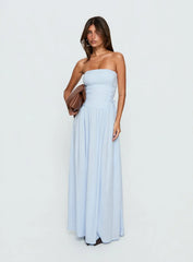 So Far So Good Maxi Dress Baby Blue