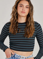 Striped Long Sleeve Top