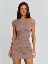MADISON MINI DRESS TAN