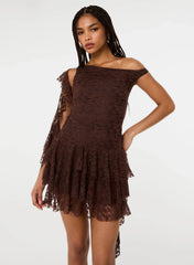 Lace Ruffle Dress