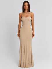GABRIELE MAXI DRESS GOLD