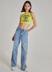 Oakland Ribbed Cropped Vest