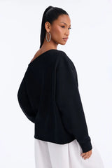Nightmare Before Christmas Off Shoulder Sweatshirt