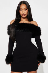 Tall So Purrfect Sweater Mini Dress