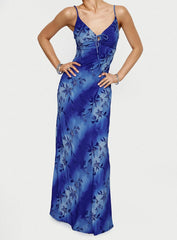 Lauraline Maxi Dress Blue