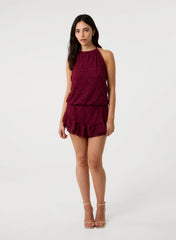 Lace Halterneck Top