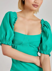 Bengline Corset Frill Detail Mini Dress