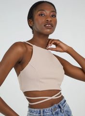 Tie Back Crop Top