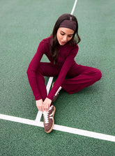 Zip Up Ribbed Set