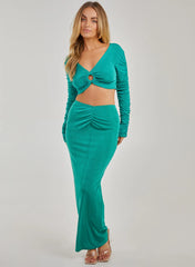 Shimmer Maxi Skirt
