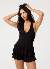 Lace Ruffle Playsuit