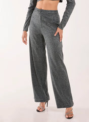 Glitter High Waisted Trousers