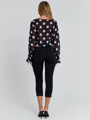 LUMAE CAPRI PANTS BLACK