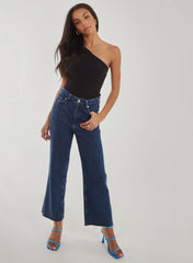 One Shoulder Slinky Bodysuit