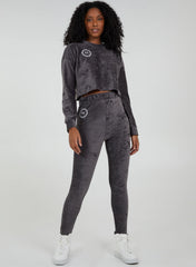 Pink Vanilla Long Sleeve Cropped Jumper