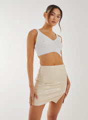 Fine Knit Bralette Vest