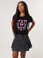 Diamante Bow T-shirt