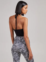 Sleeveless Slinky Cut Out Bodysuit