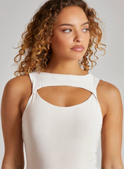 Slinky Sleeveless Letterbox Bodysuit
