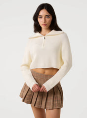 Half Zip Knitted Jumper