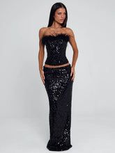 NUI MAXI SKIRT BLACK
