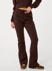 Pin Tuck Jersey Flares