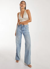 Diamante Halter Neck Top