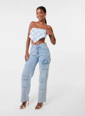 Daisy Crochet Hanky Top