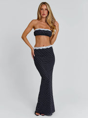 CALI MAXI SKIRT POLKA DOT