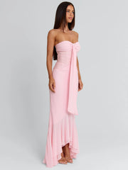 BELLA MAXI DRESS LIGHT PINK