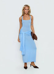 Madisa Racerback Maxi Dress Blue