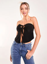 Keyhole Butterfly Bandeau Top