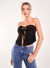 Keyhole Butterfly Bandeau Top