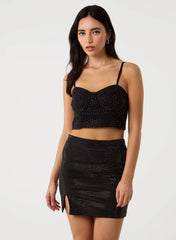 Rhinestone Cami Top