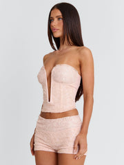 NORAH SHORTS LIGHT PINK